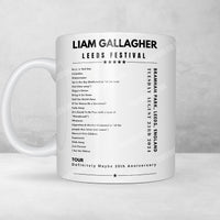 Liam Gallagher Setlist Poster - Leeds Festival - August 23rd, 2024