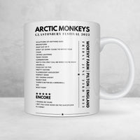 Arctic Monkeys Setlist Poster - at Glastonbury, Worthy Farm, England, on June 23rd, 2023