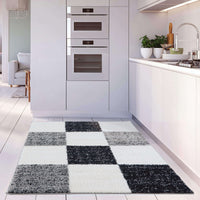 Myshaggy Geometric Grey Rug