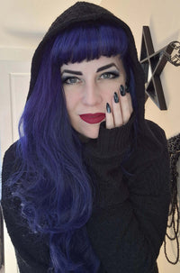 Necessary Evil UK Athena Long Hooded Cardigan