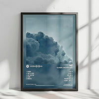 NF "Clouds (The Mixtape)" Album Cover Poster - with Complete Tracklist