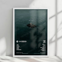NF "Hope" Album Cover Poster - with Complete Tracklist
