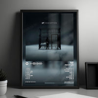 NF "Perception" Album Cover Poster - with Complete Tracklist