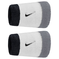 Nike Classic Doublewide Swoosh Wristband Black/White/Black