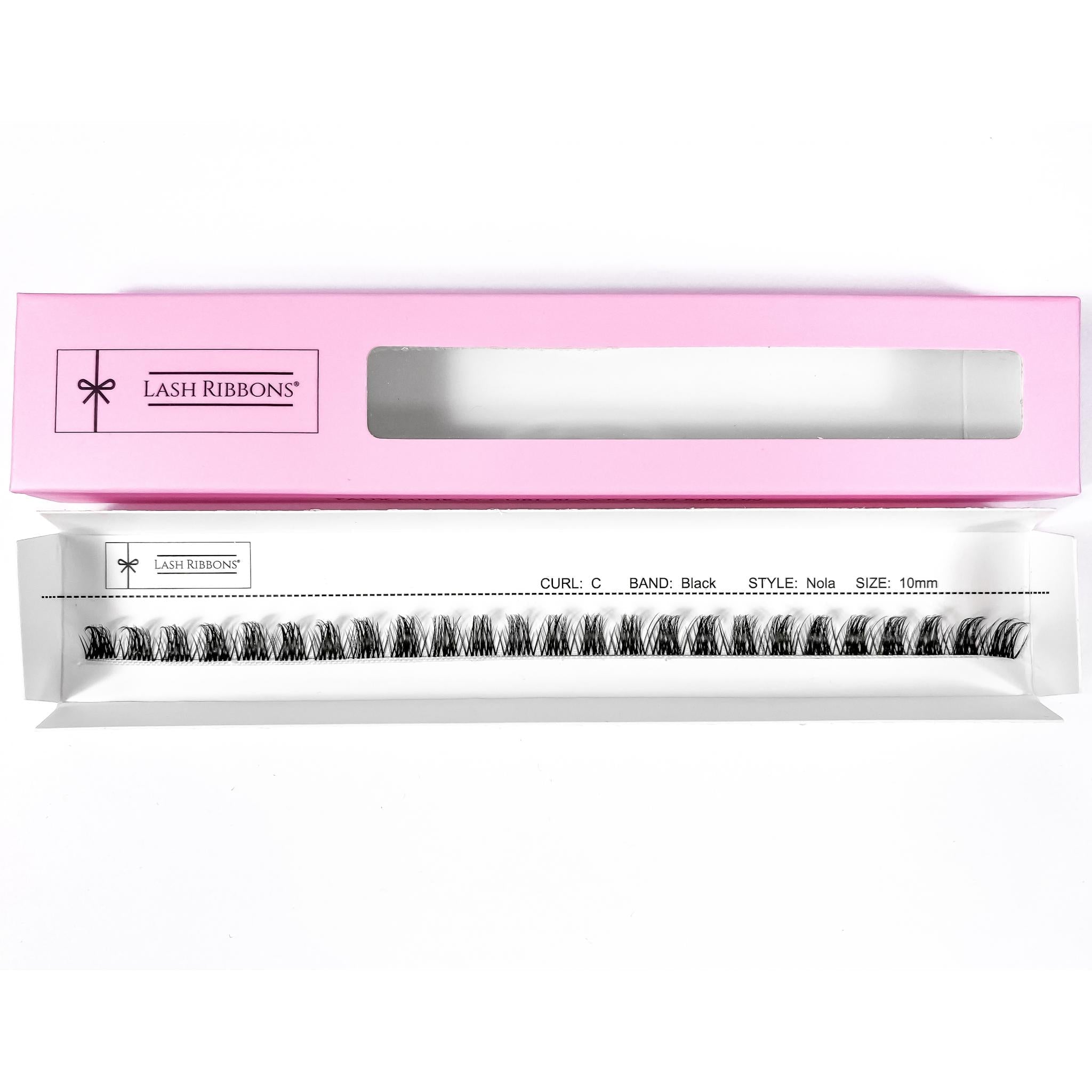 Nola - 'C' Curl Lash Ribbons® Invisible Band