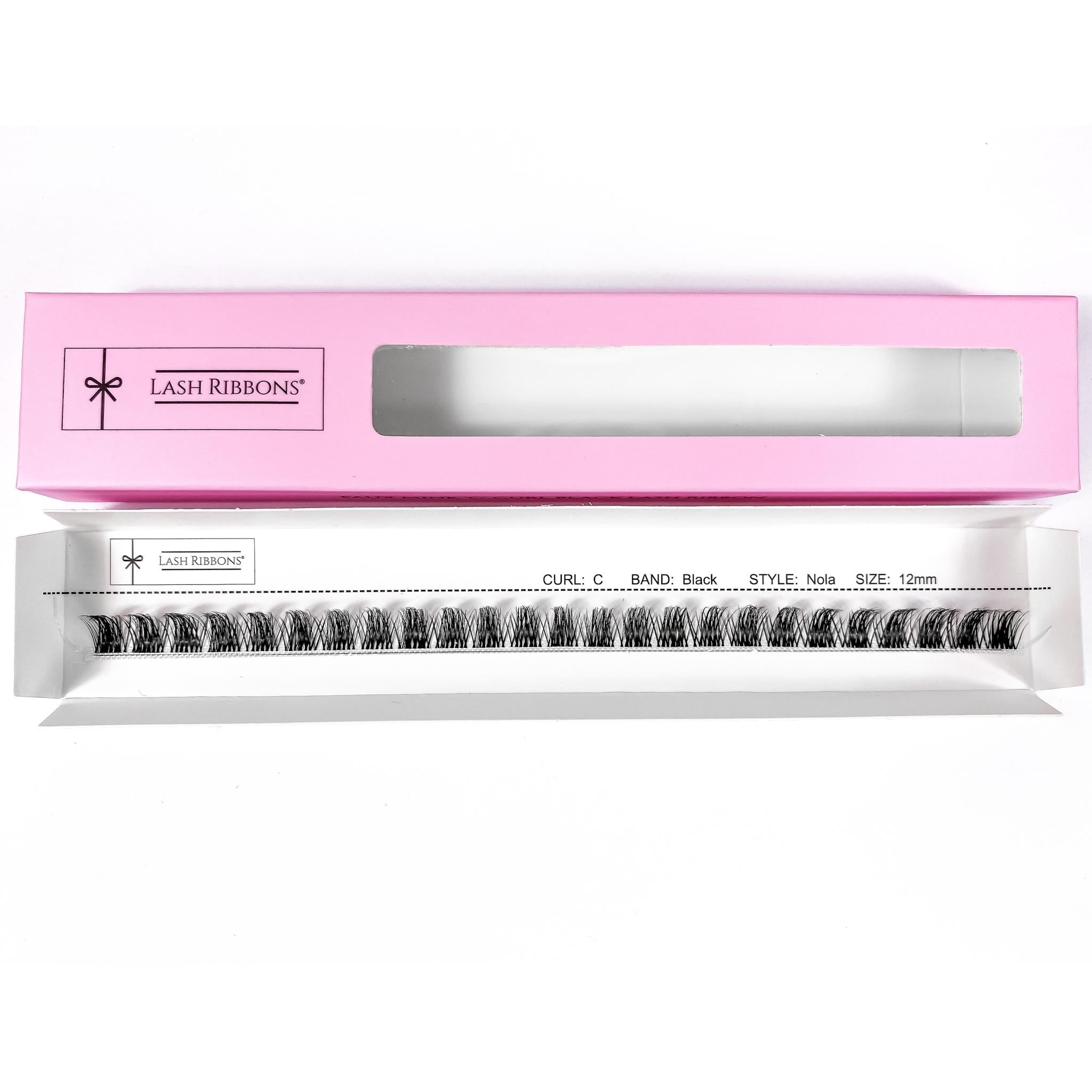 Nola - 'C' Curl Lash Ribbons® Invisible Band