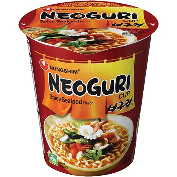 NONGSHIM Neoguri Cup Noodle Spicy Seafood Flavour 62g
