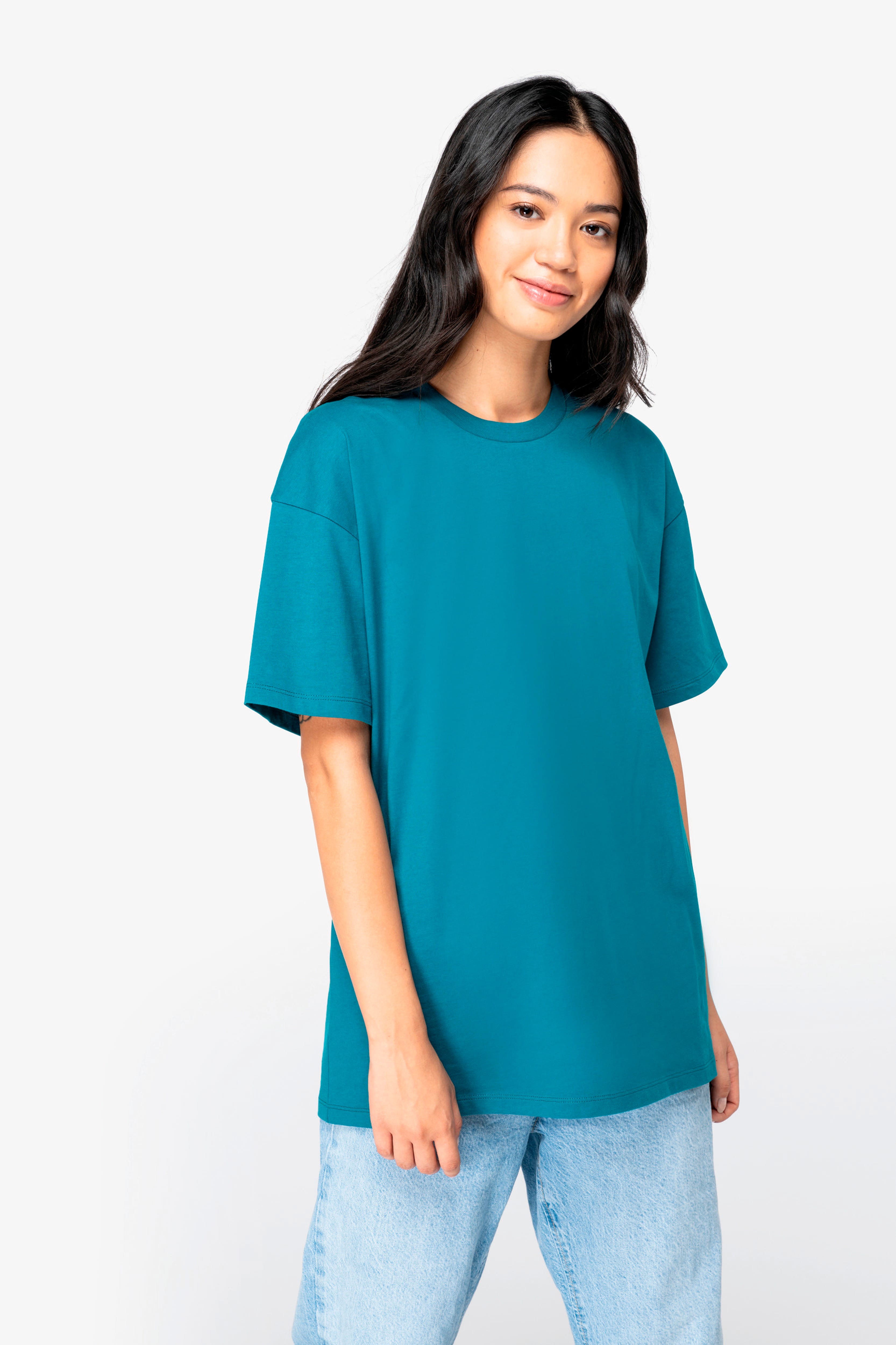 Organic Dropped Shoulder T-shirt: Unisex