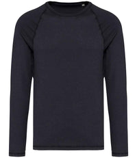 Organic Raglan Long Sleeve Washed T-Shirt