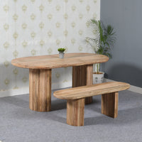 York Wooden Dining Table 170Cm