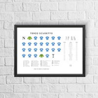 Napoli 2022/23 Serie A Winners Season Squad Print