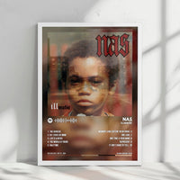 Nas "Illmatic" Album Cover Poster - with Complete Tracklist