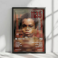 Nas "Illmatic" Album Cover Poster - with Complete Tracklist