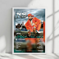 Nas "Stillmatic" Album Cover Poster - with Complete Tracklist