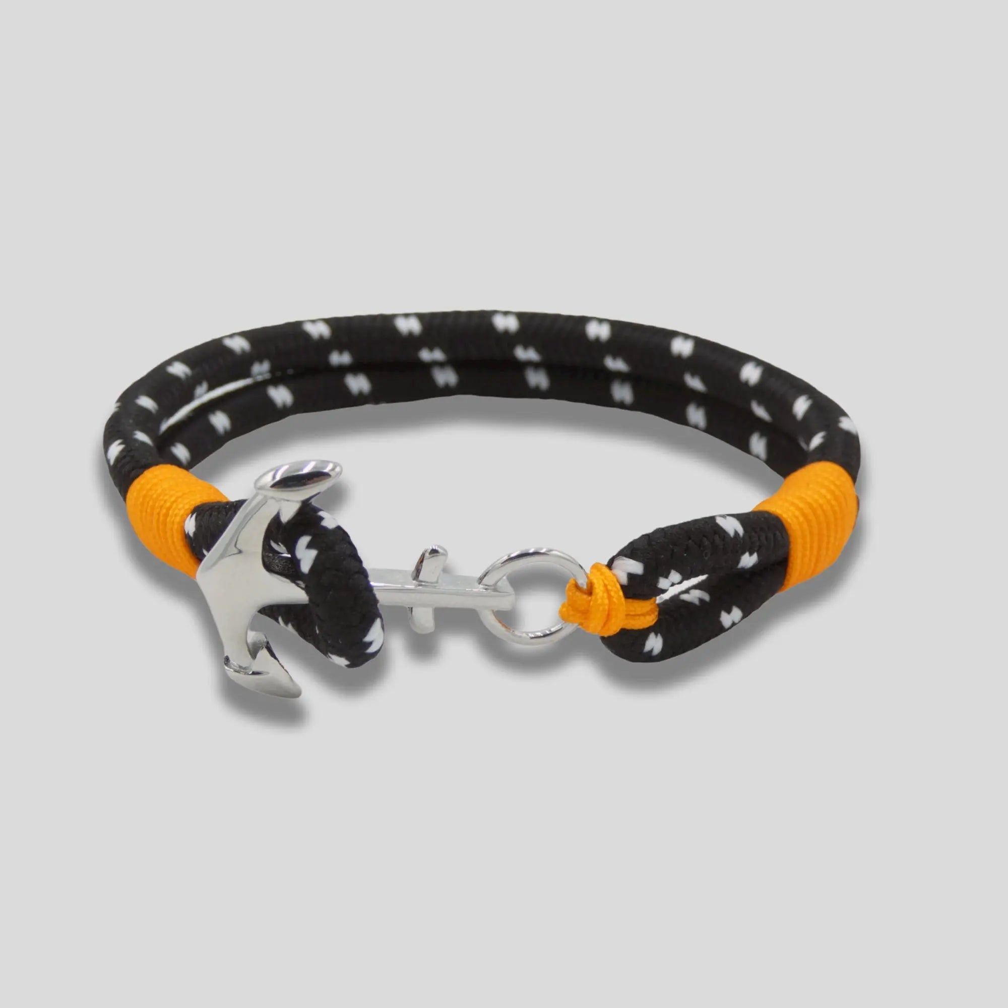 Navy Nylon Rope Anchor Bracelet