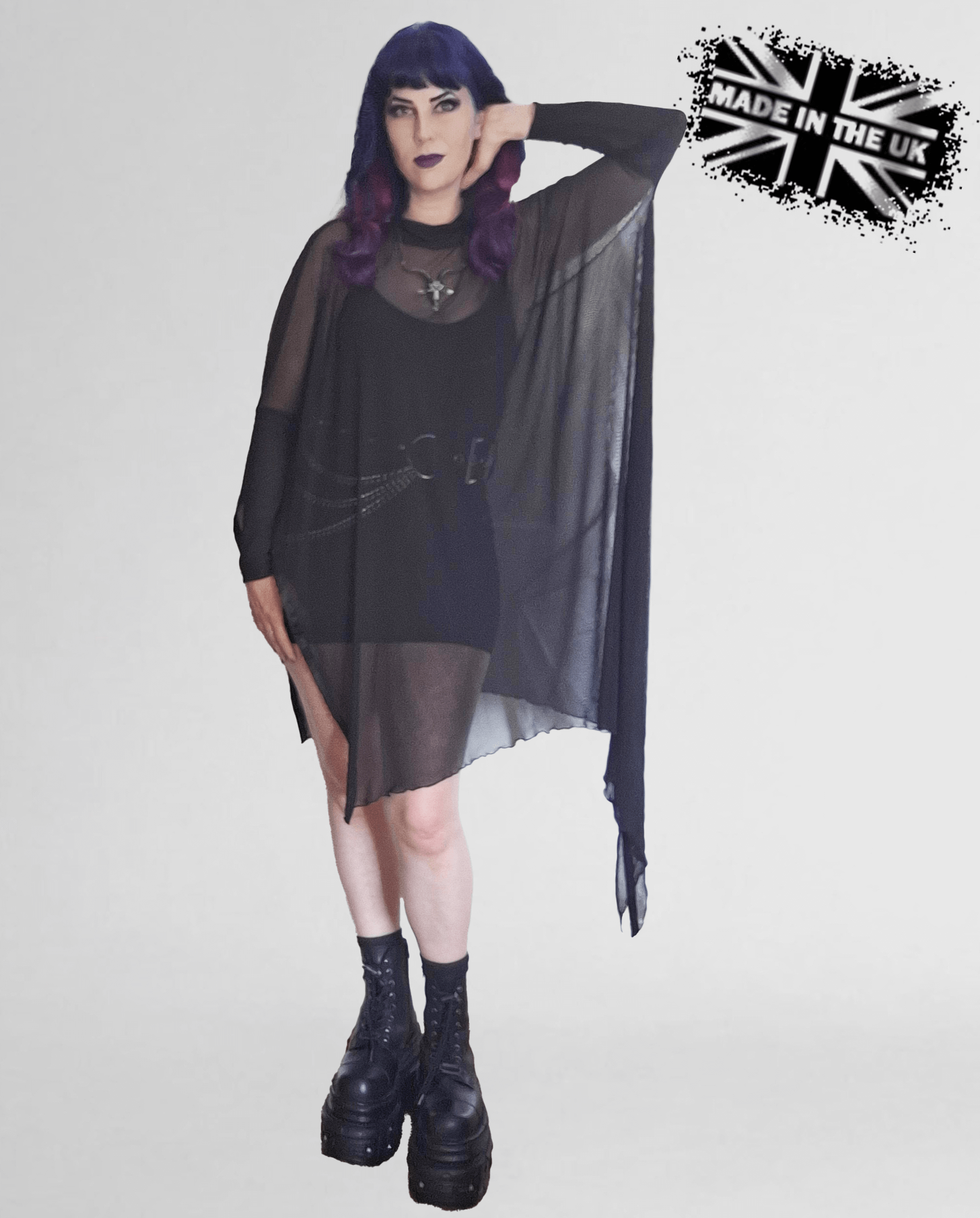 Necessary Evil Anahita Mesh Layer Dress
