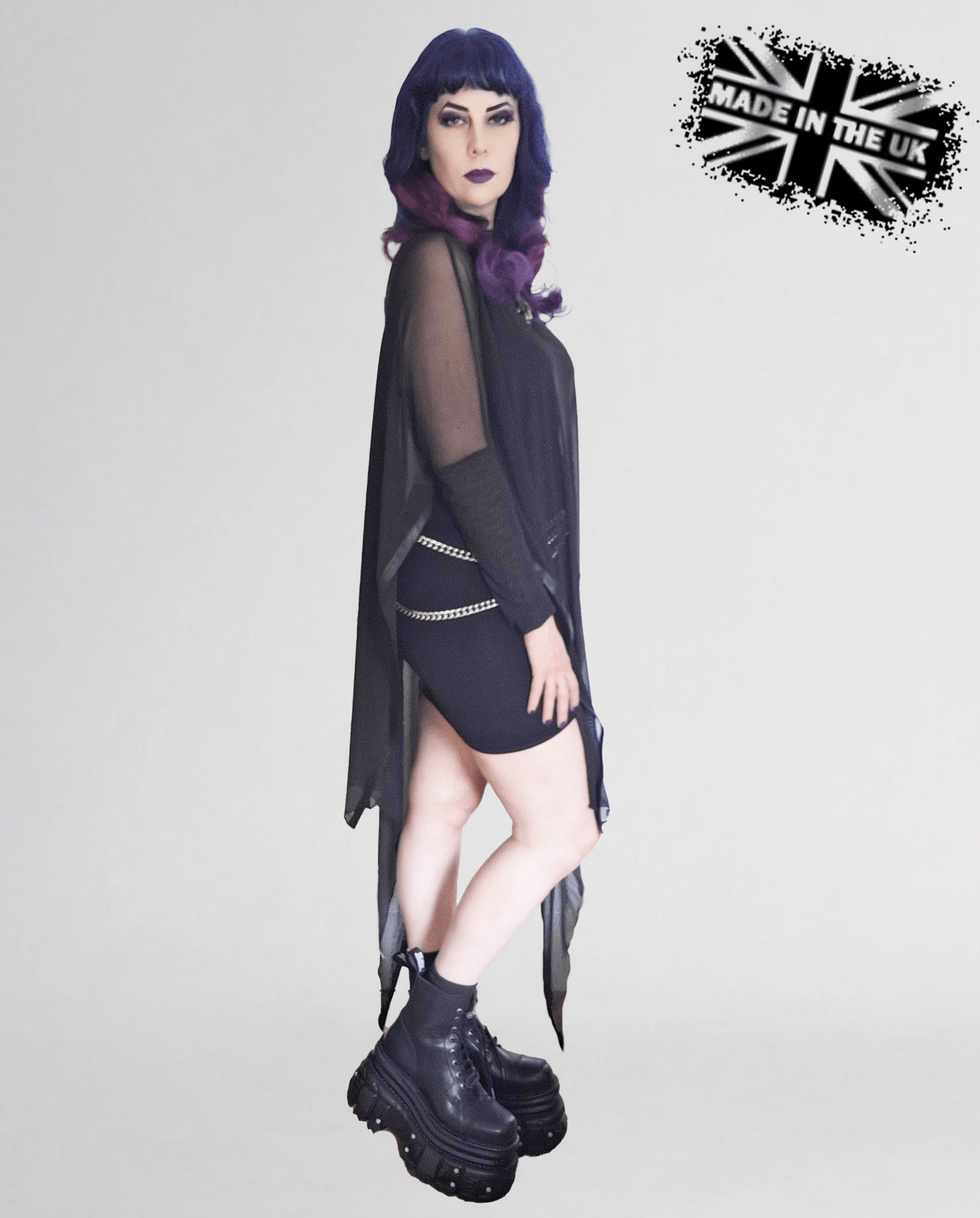 Necessary Evil Anahita Mesh Layer Dress