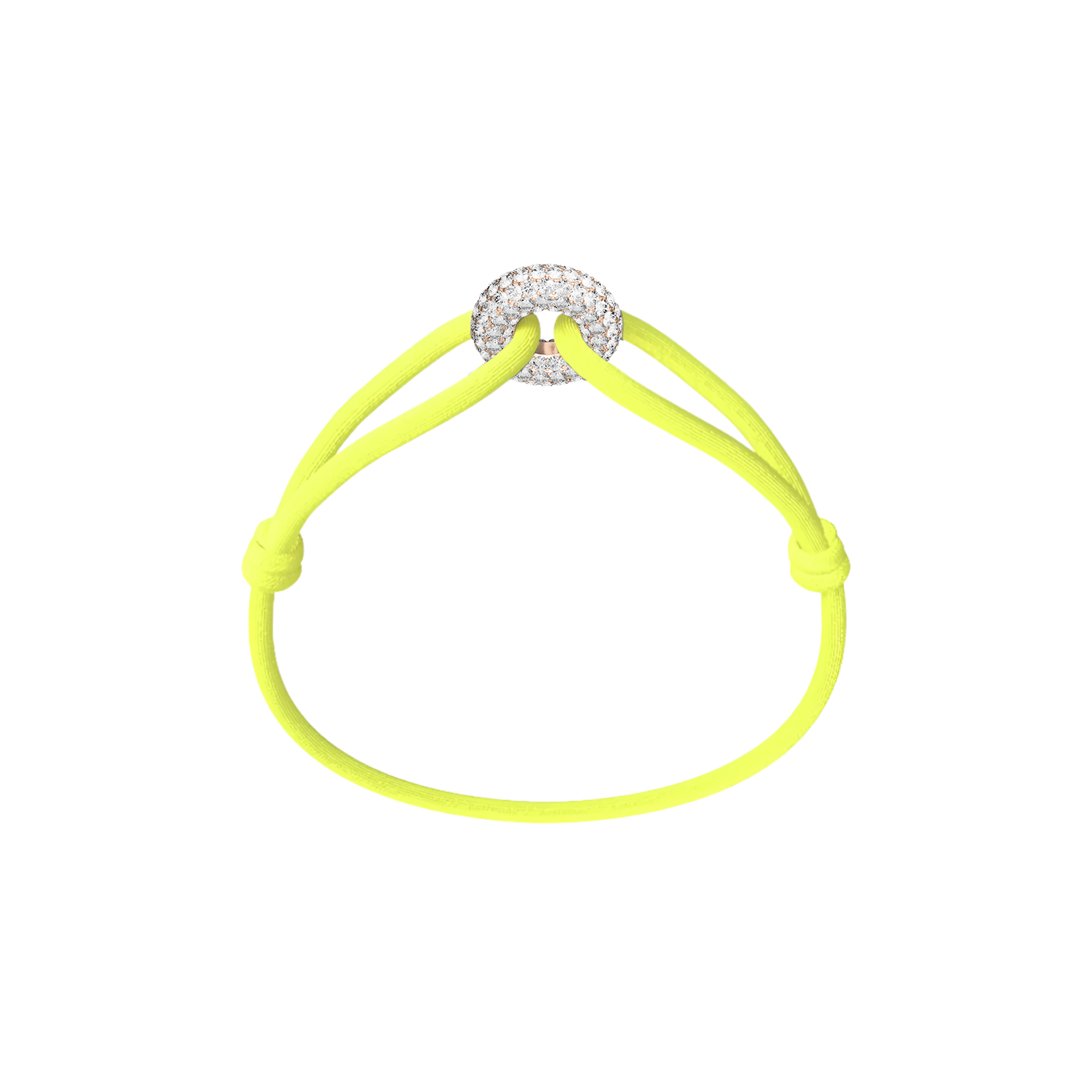 Rose Soho Pavé Cord Bracelet