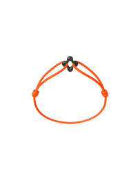 Mini Black Clover Cord Bracelet