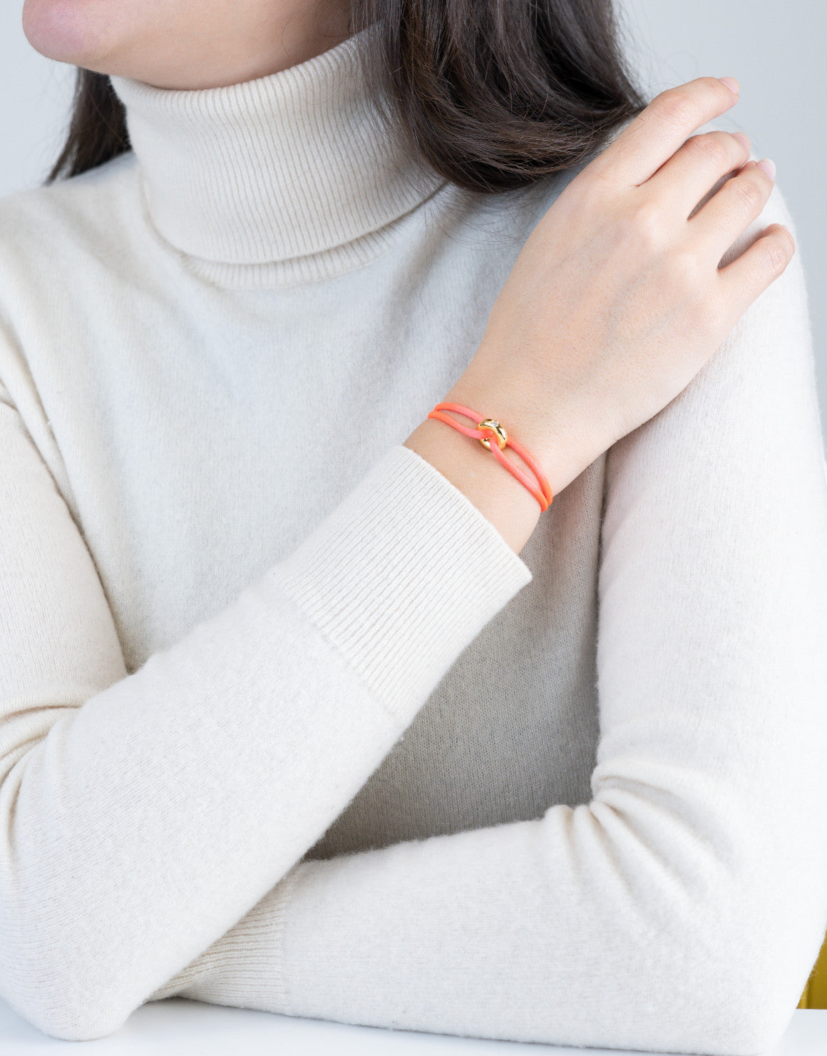 Golden Soho Diamond Cord Bracelet