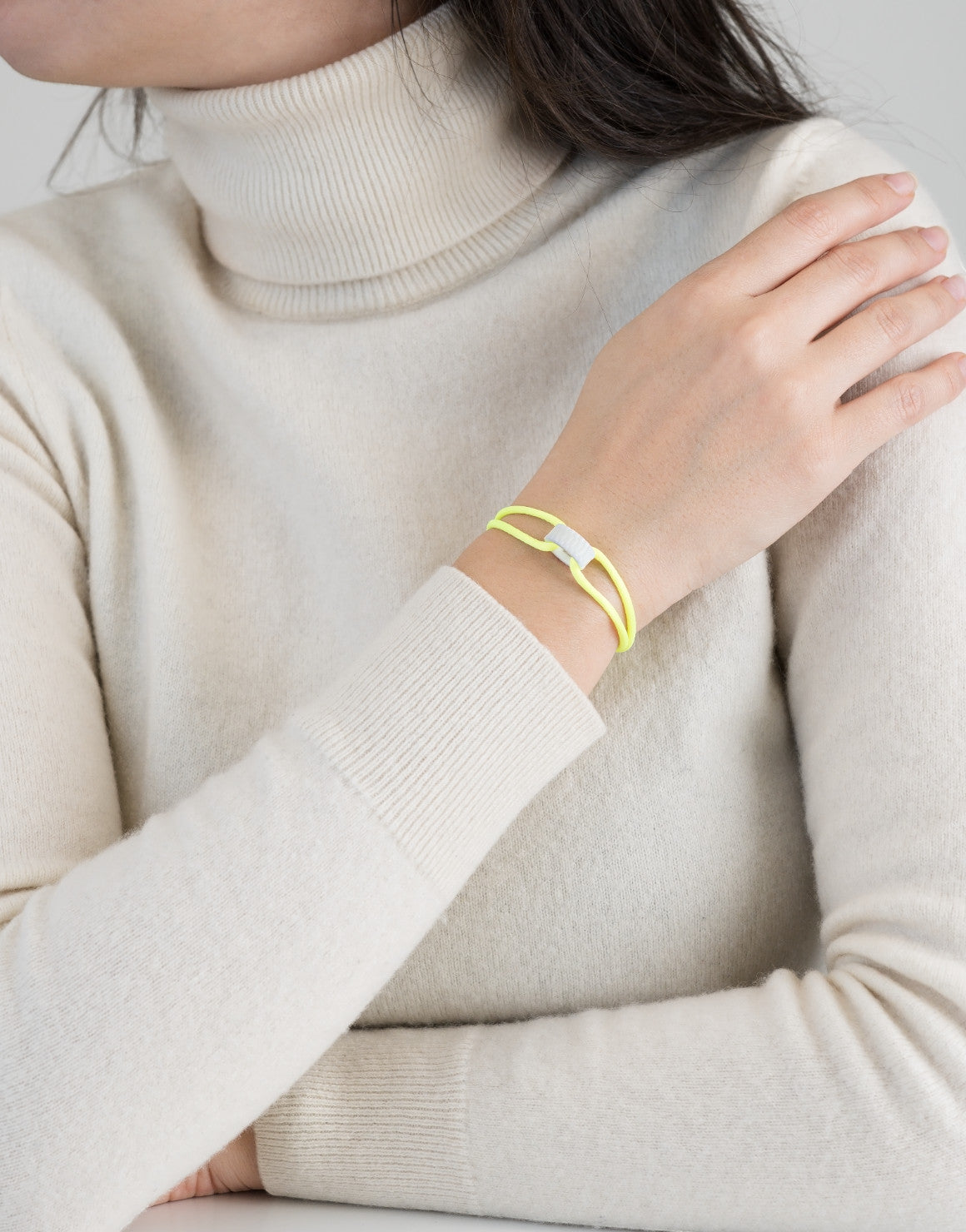 Snow Regent Cord Bracelet