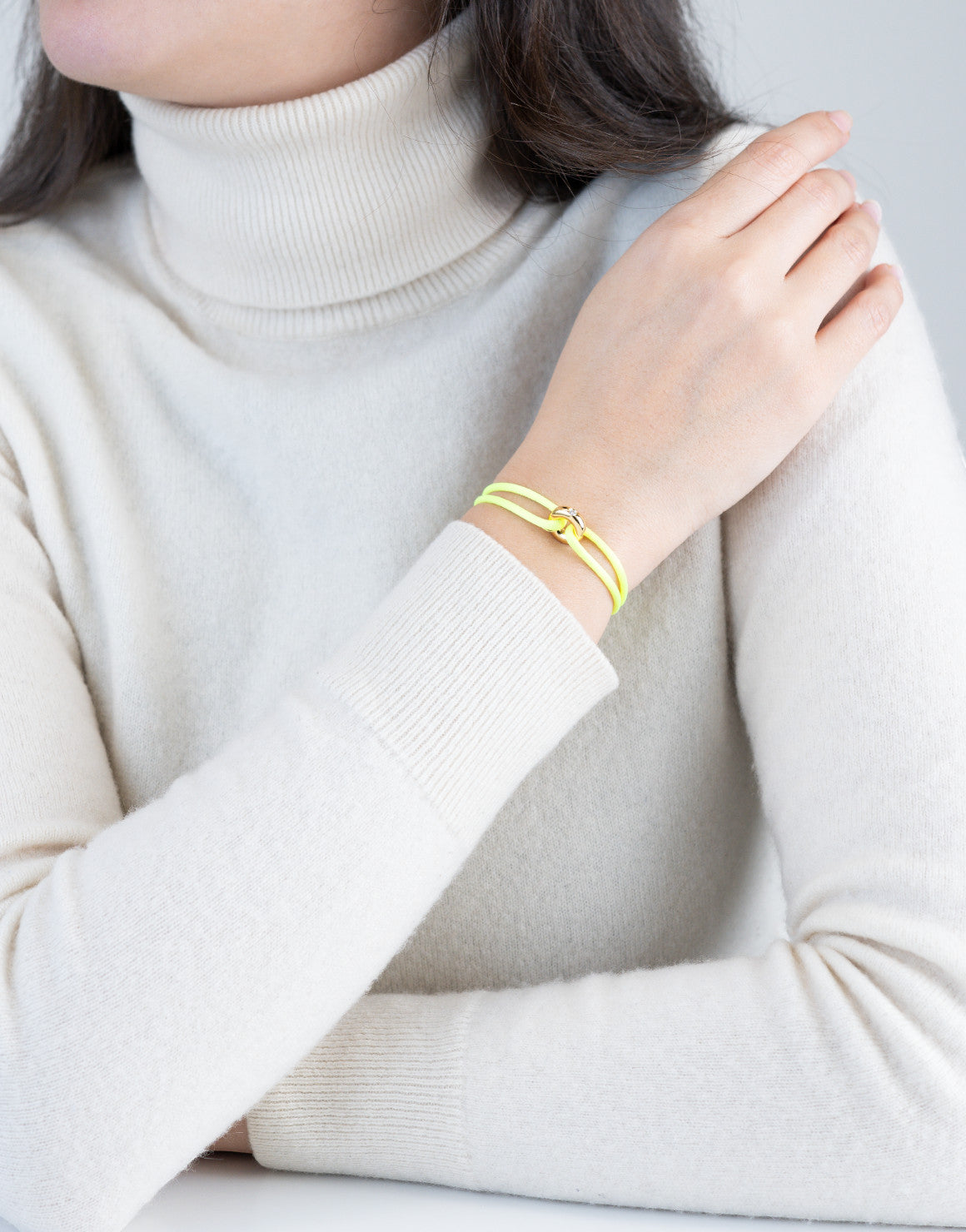 Golden Soho Diamond Cord Bracelet