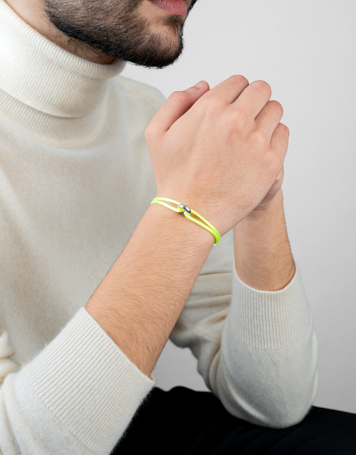 Silver Soho Cord Bracelet