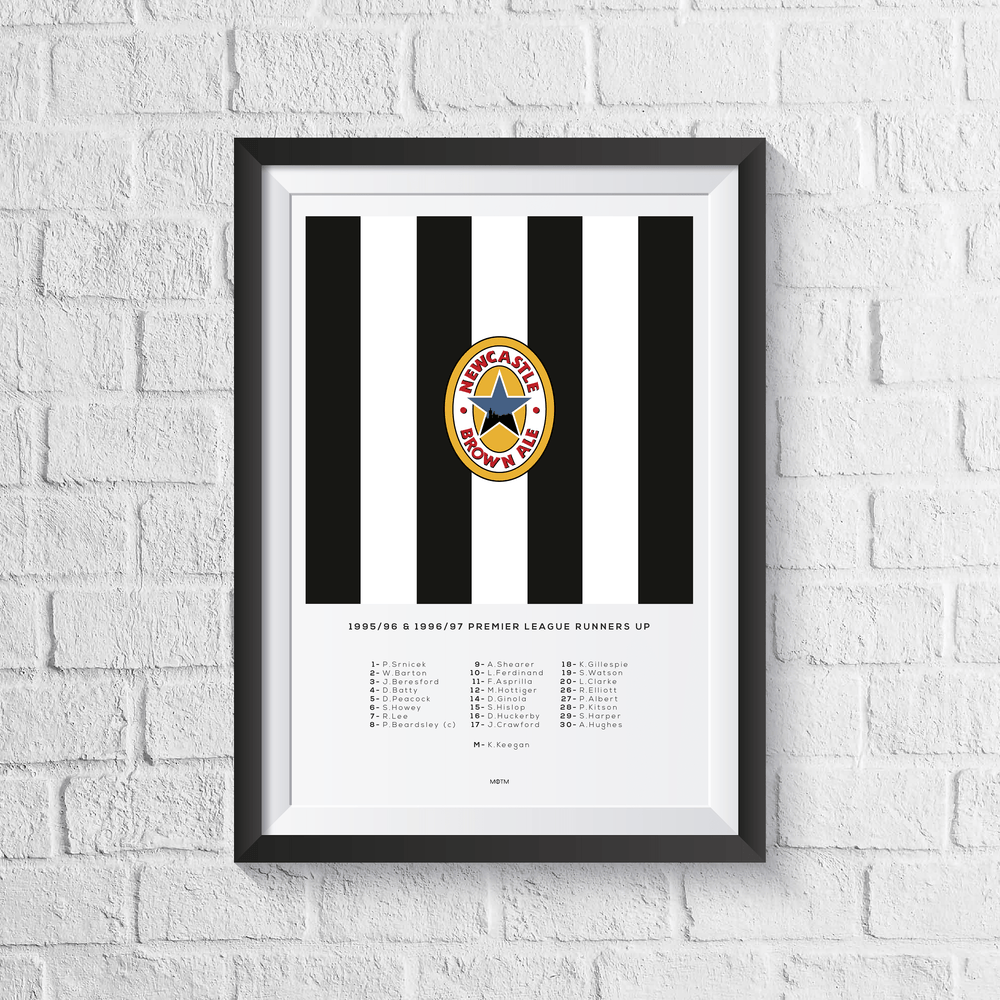 Newcastle 'The Entertainers' Squad Print