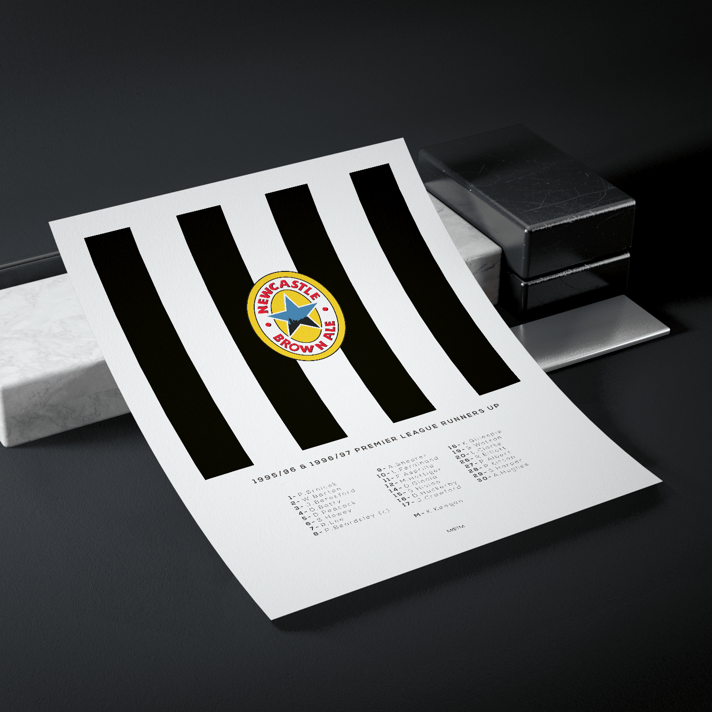 Newcastle 'The Entertainers' Squad Print