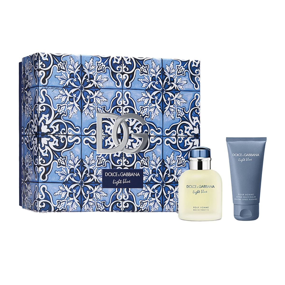 Dolce & Gabbana Light Blue Pour Homme Gift Set 75ml EDT + 50ml Aftershave