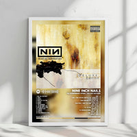 Nine Inch Nails "The Downward Spiral" Album Cover Poster - with Complete Tracklist