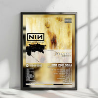Nine Inch Nails "The Downward Spiral" Album Cover Poster - with Complete Tracklist