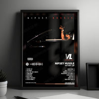 Nipsey Hussle "Victory Lap" Album Cover Poster - with Complete Tracklist