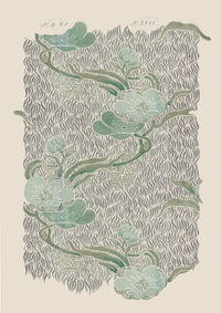 No.068 - Nouveau Verte - Vintage Archive Poster Prints