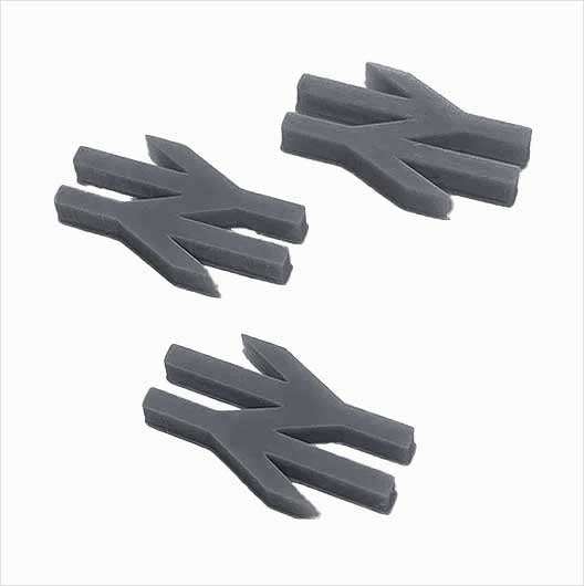 O Scale | Ready to Paint | British Rail Logo (3 pack)