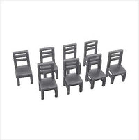 O Scale | Ready to Paint | Wooden Chair (8 pack)