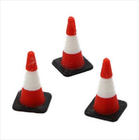 O Scale | Pre-Coloured | Red and White Traffic Cone