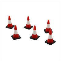 O Scale | Pre-Coloured | Red and White Traffic Cone