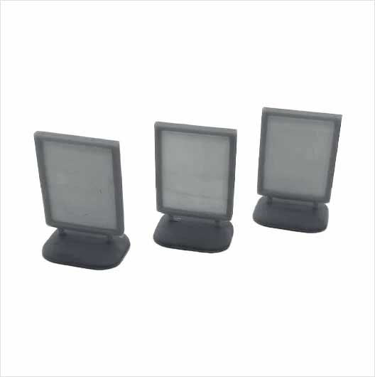 OO Scale | Ready to Paint | Pavement Sign (3 pack)