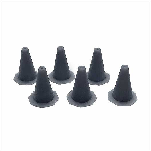 O Scale | Ready to Paint | Traffic Cone (6 pack)