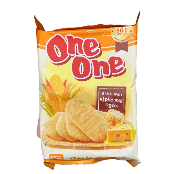 ONE ONE Banh Gao Vi Pho Mai Ngo 118g