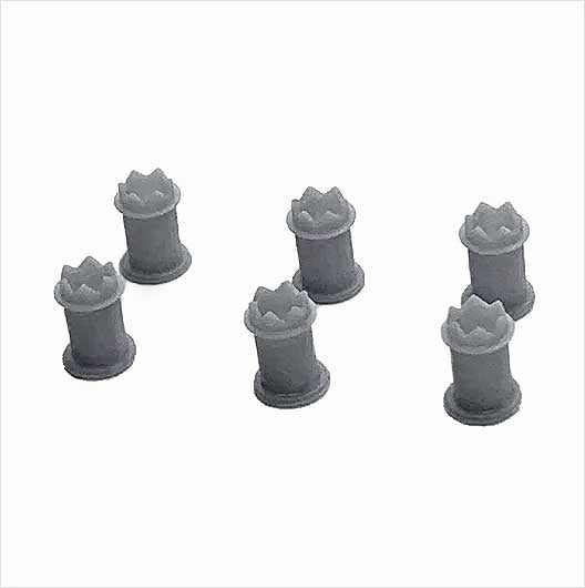 O Scale | Ready to Paint | Chimney Pots - Style 3 (6 pack)