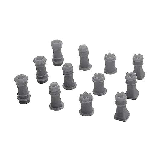 O Scale | Ready to Paint | Chimney Pots - Mixed (12 pack)