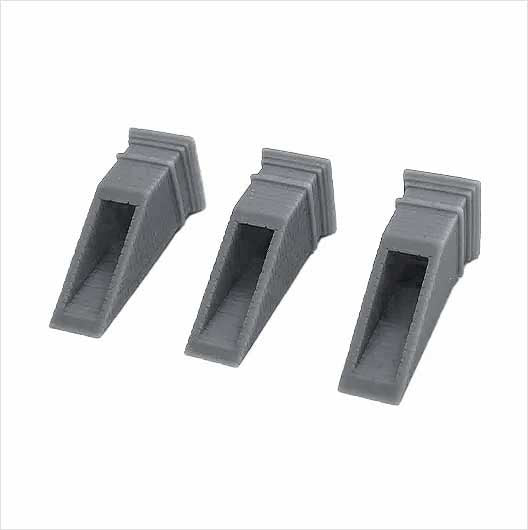 OO Scale | Ready to Paint | Chimney Stack - Style 3 (3 pack)
