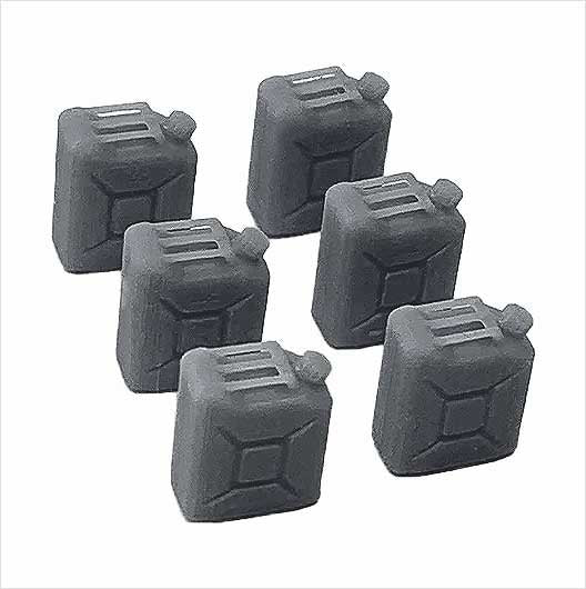 O Scale | Ready to Paint | 20-Litre Jerry Can (6 pack)