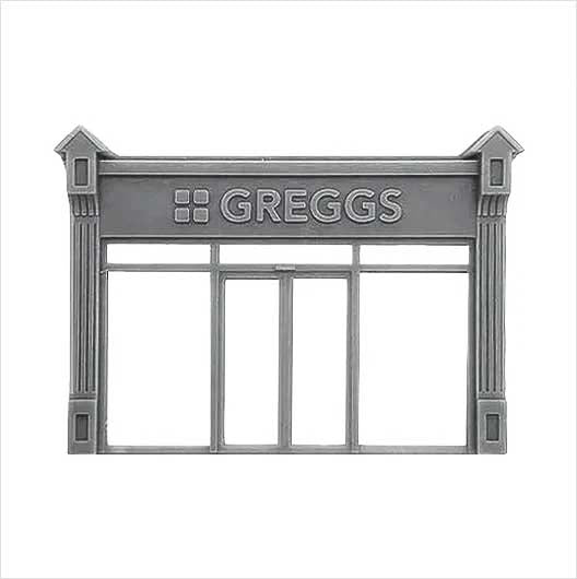 OO Scale | Ready to Paint | Victorian Shopfront - Style 4 - Greggs (1 piece)