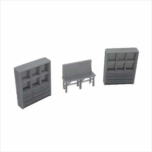 OO Scale | Ready to Paint | Workshop Set (4 piece)