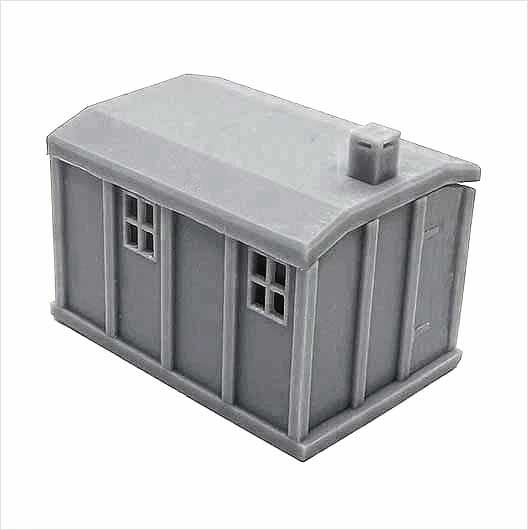 OO Scale | Ready to Paint | Concrete Line-Side Hut - Style 1