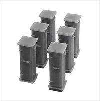 OO Scale | Ready to Paint | Lineside Relay Cabinet - Slim (6 pack)