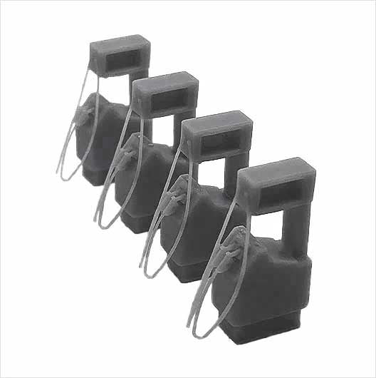 O Scale | Ready to Paint | 1980s Petrol Pump (4 pack)